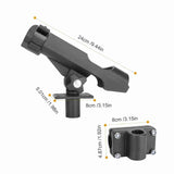 4pcs 360 Degree Fishing Rod Holder Rotatable Fishing Bracket Screws V1308-DSZKI-693