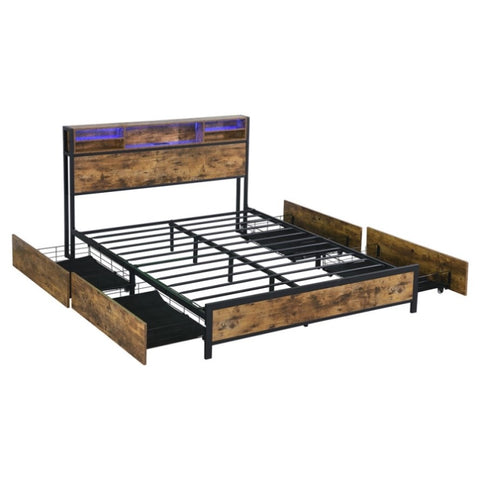 Levede bed frame double BF1063-D