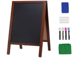 VEOVR A Frameboard Sign, 50x102 cm Double-Sided Sidewalk Signs, Freestanding Vintage Wooden V952-LSCTB2040INCHRVHUV0