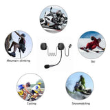 Motorcycle Helmet Bluetooth Headset Hands Free Speaker Motorcycle Sports Headset V1263-JX-7065