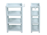 Bathroom Floor Shelf Bathroom Open Shelf Unit Freestanding Corner Rack Shelves V1294-YM0706-3112230061513