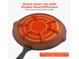 Cast Iron Skillet, 3 Pcs Frying Pan Set , Heavy-Duty Skillets with Heat-Resistant V952-ZTCGSJTCT681KMJDP001V0