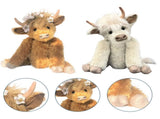 Highland Cattle Plush Doll Plush Cattle Toys Fluffy Cow Plush Pet Cow Toys V1294-YM0521-230221GW02-2