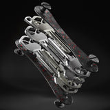KeySmart Orginal - Compact Key Holder and Keychain Organiser - Red Forged Carbon V398-KS019-RFC