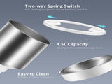 YES4PETS Electric Automatic Pet Dog Cat Rabbit Feeder Stainless Steel 4.5L Dispenser V278-PF123-4L5-SS-FOOD-FEEDER