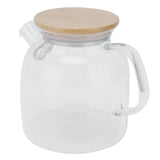 Transparent Glass Tea Pot 600ml Large Capacity Heat Resistant Water Kettle for Home Office Use V1294-YM0901-3118210113311