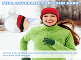 Ear Warmer Headband, Winter Stretchy Running Sweatband Outdoor Essential for Jogging Blue V1259-DP01-A-5180
