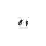 5 Pack Universal Office Chair Casters, Quiet and Abrasion Resistant Office Chair Replacement Wheels, V1237-ZY-528-010