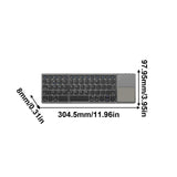 Tri-Folding Bluetooth Keyboard,Wireless Portable Foldable Bluetooth Keyboard for Travel, Keyboard V1189-LWWAL-20260401-05617