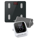 Etekcity Smart Scale for Body Weight, Black & Etekcity Smart Blood Pressure Monitor, White Bundle V398-EKESF14-BPM