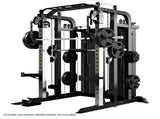 Powertrain 938B Multi-Function Smith Machine Gym Station 160KG Dual Weight Stack Power Rack Cab HYM-JX-938B