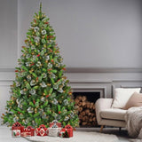 Christabelle 9ft Christmas Tree with Twinkle Lights Wintry Pine 112_NATWP9