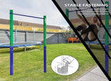 Single Outdoor Pull-Up Bar Height Adjustable Gymnastics & Fitness Bar V63-953141