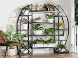 8 Tier Jumbo Plant Stand Vase Shape Flower Bonsai Pot Display Rack Indoor Outdoor V767-HJ-ZM1376