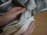 Large Velvet Curtains Black 600x230cm with 4m blockout30 Hook, Pinch Pleat V702-CNA3-1
