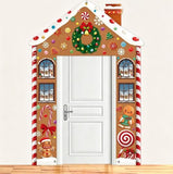 Christmas Decoration 2D Flat Banner Merry Christmas Archway Front Porch Decor - 02 - Size 190-250CM V1106-128-69458-02-190-250CM