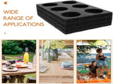 Petluno 6 Holes Takeout Beverage Cup Trays, Hot Cold Drinks Fixing Holders, Foam Coffee Carrier, V1259-DP01-A-1763