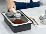 Espresso Knock Box,Stainless Steel Coffee Pucks Container, with Steel Holder and Noise Reduction V1192-AZ-W-0151