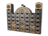 Ramadan Wooden Countdown Calendar with LED Light Countdown to Eid Drawer Advent Calendar for V1294-YM0901-3115240014112