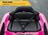 Ride On Car Licensed Audi RS3 Car for Kids 12V Remote Control Pink RCAR-LS-AURS3-PK