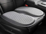 Gray Cooling Gel Seat Cushion - Breathable TPE Honeycomb Car and Office Chair Cushion with Zoned V888-ELOSUNG57596