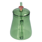 Coffee Kettle Glass Coffee Pot 600ML Coffee Drip Kettle Long Nozzle Kettle for Home KitchenGreen V1294-YM0714-3118210257812