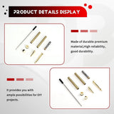 Classroom copper pen flipping kit -10 sets of rotating ballpoint pen production kit with pen core V1366-AZ2-W-14443