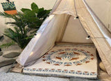 Boho Style Sofa Blank Tablecloth, Super Soft Breathable Geomric Pattern Throw for Couch Recliner V1370-AZ4-09132