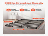 Box Spring, Queen Size Bed Frame with Washable Fabric Cloth, Heavy Duty Metal Frame for Queen Bed, V952-XXDH795954IN5Q66G001V0