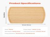 Noodle Stove Cover, Stove Top Cover for Gas Burner & Electric Stove, Bamboo Wood Cutting V952-WBSKYMSZM3027PH7XV0