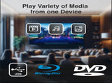 Laser Blu-Ray Player with Multi Region Playback V1031-BLU-BD5000-189