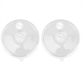 2pcs Microwave Cover PP Reusable Safe Harmless Food Guard Lid for Heat Preservation V1294-YM0901-3118210256011