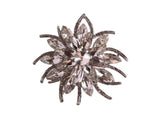 6Pcs Napkin Rings Vintage Delicate Alloy Lotus Flower Table Napkin Buckle for Home-Silver V1263-JX-876