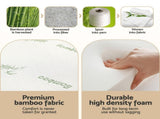 Giselle Folding Mattress 5cm Single Foldable Foam Bamboo Portable Camping Guest Bed Mat FOAM-MFM-TRIO-BAM-5
