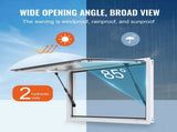 Concession Window for Food Truck, 48"x36" Aluminum Alloy Food Truck Service Window, Up to 85 Degrees V952-WBLFWCK4836Y5FL9HV0