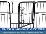 Extra Heavy Duty 8 Panel Pet Playpen Dog Cage Puppy Exercise Crate Enclosure Rabbit Fence V610-LUXPLA
