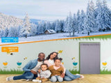 Insulated Door Curtain, Thermal Door Cover Winter, Cloth Filled with Thicken Cotton Door Cover, V1192-AZ-W-29518