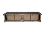 Dresser with 6 Storage Drawers in Solid Acacia & Veneer With Mirror in Chocolate Colour V43-DRS-NOW-CH