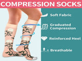 6Pairs Compression Socks for Women and Men - Best for Circulation, Running, Athletic, Recover, V1189-LWWAL-20260325-00644