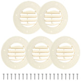 5Pcs RV Ceiling Cover Adjustable Airflow Direction Sturdy and Enduring for Inside Camper RV AC V1366-AZ2-W-14924
