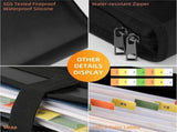 26-Pocket Zipper Document Bag with Carry Handles Accordion Expanding Design Waterproof File V1366-AZ2-W-16011