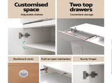 Artiss Shoe Rack Cabinet Storage Cupboard 24 Pairs - Lydia FURNI-N-SHOE120-WH-AB