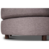 Sunshine Single Sofa Chair Fabric Swivel Ottoman - Grey V315-COM-ORLA-OTT-GRY