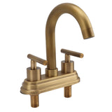 G1/2 Sink Faucet Antique 2 Handle Hot Cold Water Full Copper Basin Mixer Tap for Kitchen Bathroom V1294-YM0901-3112230046011