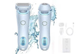 2Pcs Dusk Glide Pro 3.0 Dusk Razor For Women Electric Waterproof Shaver Duskofficial Razor-Blue V1263-JX-7419