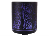 300ml Air Humidifier 2 in 1 Ambient Night Light Aroma Aromatherapy Diffuser Black 100240VAU Plug V1294-YM0721-3113210017613