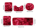 5Pc Bath Mats for Bathroom, Quick-Dry Bathroom Rugs Sets Washable Non-Slip Bath Mat Ultra Soft V1189-LWWAL-20260325-01109