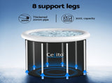 Weisshorn Portable Ice Bath Tub 70X80CM Inflatable Folding Bathtub Spa Massage ICE-TUB-70X80-BK