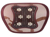 Massage Lumbar Back Cushion - Support Pad for vehicle seat or Office Chair V1263-JX-3598