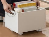 Book Storage Box with Dual Side Handles Stackable 50kg Load Bearing Multifunctional Use File Storage V1294-YM0710-3117230290111